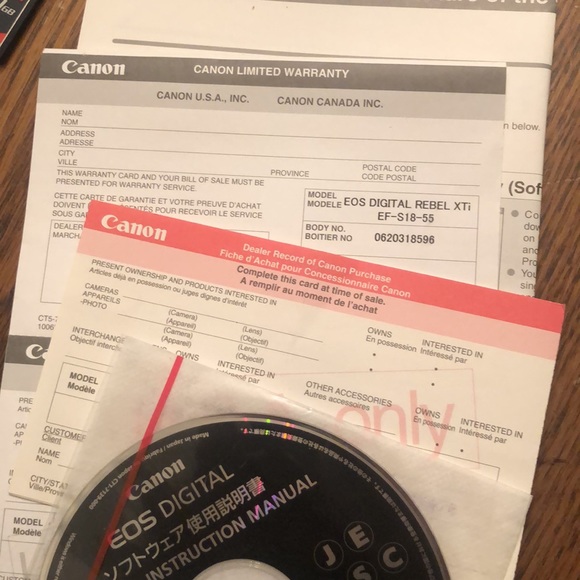 Canon Rebel Xti SLR Camera good condition - Picture 4 of 9